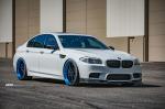 BMW M5 Alpine White on ADV.1 Wheels (ADV10 TRACK) 2016 года
